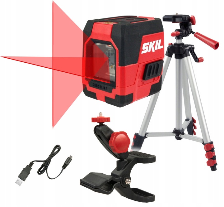 SKIL 1910 LASEROVÝ KRÍŽ-15m +STATÍV +MÍĽNIK 3.2 m